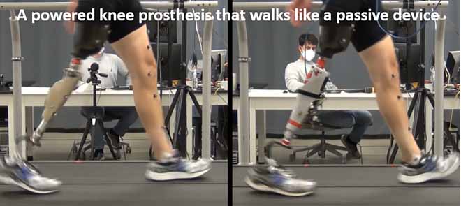 A Power-Capable Knee Prosthesis With Ballistic Swing-Phase